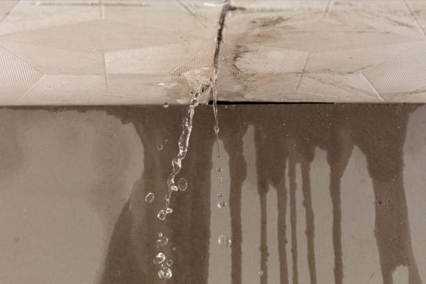 Professional Water Damage Restoration technician working in Fairview, UT